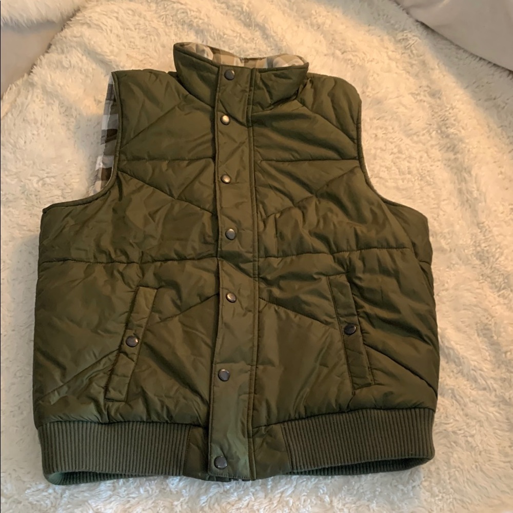 WindRiver Green Puffer Vest Jacket